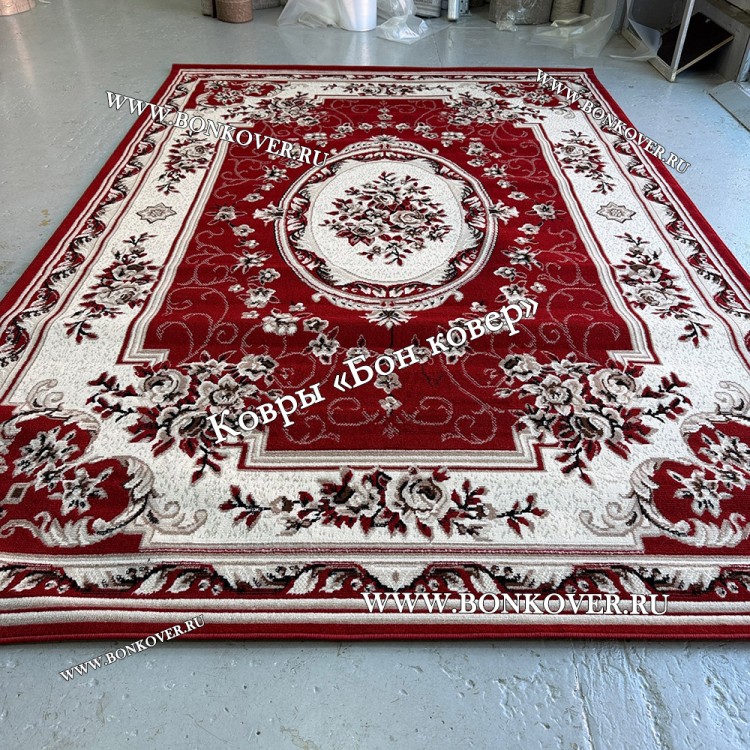 Ковер Лайт Карпет New 7 Дизайн 23877 Красный